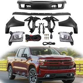 84880115 Id Store Front Lower Bumper For 2019 2020 2021 2022 Chevrolet Silverado 1500