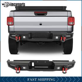 Im127677car Imcarparts Fits 2020-2022 Jeep Gladiator Jt Steel Rear Compelete Bumper With Led Lights