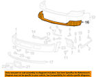 6c3z17c882a Impact -250 Super Bumper-bumper Foam 05-07 Oem Duty Ford Absorber