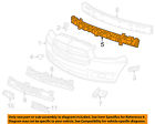57010464aa Impact Chrysler Oem Bumper-bumper Absorber 11-14 Foam Charger Dodge