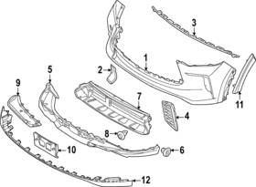 Infiniti 620746sa4a Genuine Bumper Trim