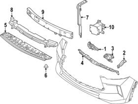 62090-6sa0b Infiniti 620906sa0b Genuine Absorber