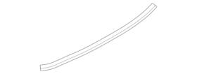 Infiniti H50721a60a Genuine Center Molding