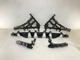 Hk83-17b931-ae Jaguar 17-23 F-pace Rear Bumper Left And Center Right Bracket Set Of 5 Oem