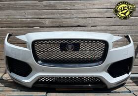 T4a6189 Jaguar 2017-2020 F-pace S R-sport Complete Front Bumper Cover White Oem