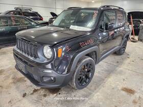 105-01738b Jeep Front Bumper Assembly With Upper Grille 876-black Fits 15-18 Renegade 1345585