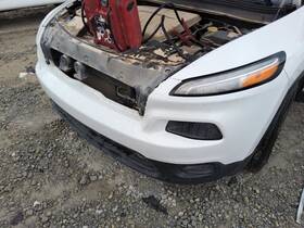 105-01768d Jeep Front Bumper One Piece Upper Cover Fits 14-18 Cherokee 3681481