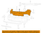 57010120ac Jeep Liberty Foam Bumper-bumper Absorber 08-12 Chrysler Oem Impact