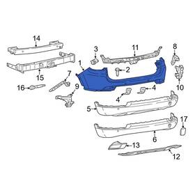 68552417aa Jeep Oe For Compass 2022-2025 Front Upper Bumper Cover