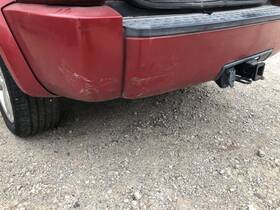 190-00613c Jeep/plymouth Truck Rear Bumper With Trailer Hitch Painted Finish Fits 07-11 Dodge Nitro 820058