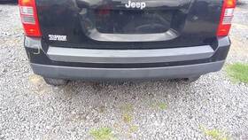 190-10391a Jeep/plymouth Truck Rear Bumper Black Accent Trim Without Tow Hook Fits 11-17 Patriot 89070