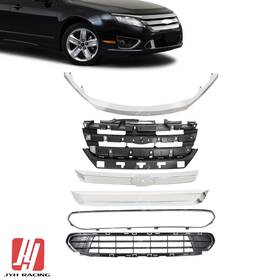 Jyhrgc747 Jx Fit 2010-2012 Ford Fusion Front Grille Bumper With Trim Lower 2011