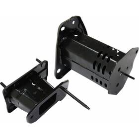 Karparts360 196255123226 For Hyundai Santa Fe Bumper Bracket 2017 Driver And Passenger Side Pair Rear