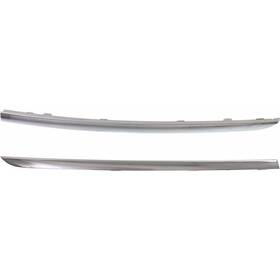 Karparts360 196255224794 For Bmw 750i/750li Bumper Trim 2009-2012 Driver And Passenger Pair Front Chrome