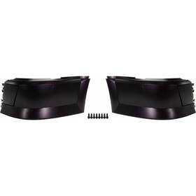 Karparts360 196255227443 For Volvo Vn Bumper End 2004 Driver And Passenger Side Pair Painted Black