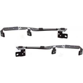 Karparts360 197301722462 For Kia Forte Bumper Bracket 2010 2012 2013 Driver And Passenger Side Front Upper