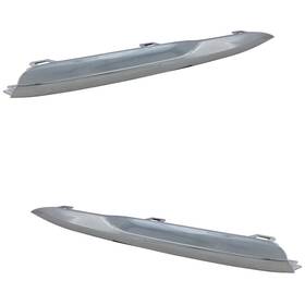 Karparts360 197951536808 For Bmw 330i 2017 2018 Bumper Cover Molding Driver And Passenger Side Pair Front