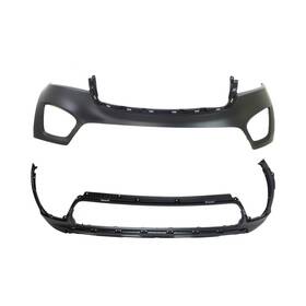 Ki1015105 Karparts360 For Kia Sorento 2016 2017 2018 Bumper Cover Front Upper And Lower Set Of 2