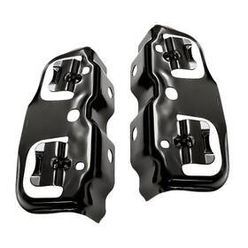 Klx-pair-ksi-5518562-cl360a51 Karparts360 For Honda Civic 2001-2005 Bumper Bracket Driver And Passenger Side Pair Rear