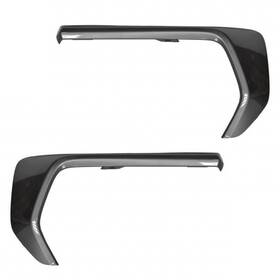 Llx-pair-gm1046126-cl360a70 Karparts360 For Chevy Colorado 2021 2022 Bumper Cover Molding Driver And Passenger Side Pair