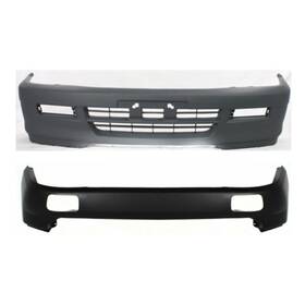 Karparts360 Mi1000263 For Mitsubishi Montero Sport 1999 Bumper Covers Pair Front And Rear Primed