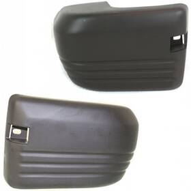 Plx-m0-usa-1524-1-cl360a70 Karparts360 For Isuzu Trooper Bumper End 1989-1991 Driver And Passenger Side Pair Rear Primed