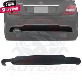 Keystone Automotive Operations 13441107 New Rear Bumper Lower Valance Textured Black For 2012-2015 Mercedes Benz C250