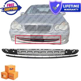 14469562 Keystone Automotive Operations New Bumper Grille For 01-05 Mercedes-benz C240 Sedan Wagon With Avantgarde Front