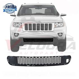 16578635 Keystone Automotive Operations New For Front Center Bumper Grille Black Plastic 2012 Jeep Grand Cherokee Sport