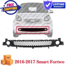 4538880523 Keystone Automotive Operations 17330809 New Bumper Face Bar Grilles Front For 2016-2017 Smart Fortwo