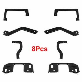 9l3z-17c887a Keystone Automotive Operations Front Bumper Mounting Bracket Inner And Outer For 2009-2014 Ford F-150 Pickup 8pcs