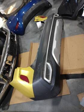 190-10371d Kia Rear Bumper Awd Without Satin Chrome Accent Fits 21-23 Seltos 431254