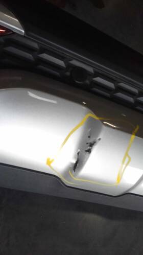 190-10712b Kia Rear Bumper Us Built Horizontal Reflector Fits 23 Sportage 434532