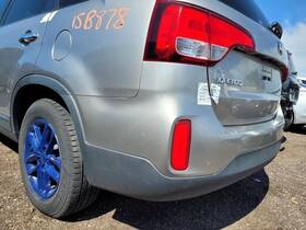 190-59258c Kia Local Pickup Only Rear Bumper With Park Assist Textured Lower Cover Fits 14-15