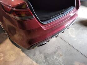 190-60241c Kia Rear Bumper Us Built Vin 5 1st Digit 2 Exhaust Cutouts Fits 16-18 Optima 3831363