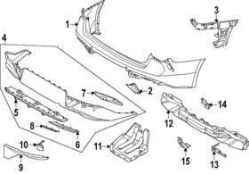 86631-l2520 Kia Genuine Impact Bar