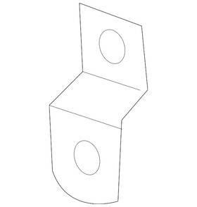 Kia 86637-c5000 Genuine Impact Bar Bracket