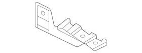 86637-k0000 Kia Genuine Impact Bar Lower Bracket