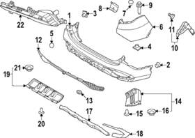 86699-p1000 Kia Genuine Cover Molding