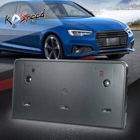 Ko79601s Ko Speed Front Bumper License Plate Mounting Bracket Holder For 17-19 Audi A4 Quattro S4