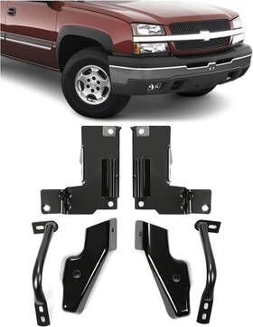 Bl1675 Kuafu 03-06 Chevy Silverado Avalanche 6pcs Front Bumper Brackets Set Compatible With