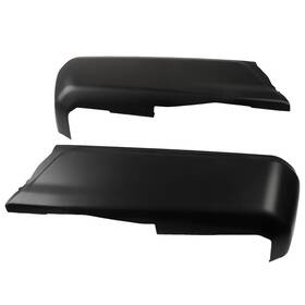 Qs480272qr Lablt Steel Rear Step Bumper End Coversdriver&passenger For 2015-2020 Ford F-150