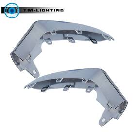 Bck19558k Labwork Front Bumper Chrome Trim L&r Molding For Mercedes W212 E350 2014 2015 2016 New
