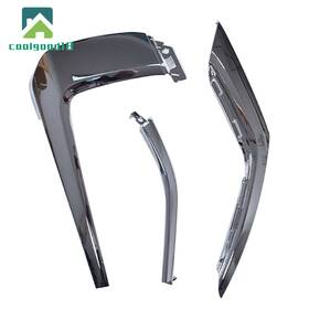 Cg367497ld Labwork For 16-19 Mitsubishi Outlander Rh 3pcs Front Bumper Chrome Trim Molding Strip