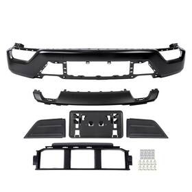 Law228552 Labwork 6pcs Black Without Sensor Hole For Ford F150 2021-2023 Front Bumper Face Bar
