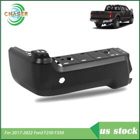 Cer99160c Labworkmoto Black Rear Left Bumper Ends With Sensor Holes For 2017-2022 Ford F250 F350 Steel
