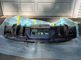 470807107c Lamborghini 2019-2021 Aventador Lp770 Svj Rear Diffuser Funnel Oem