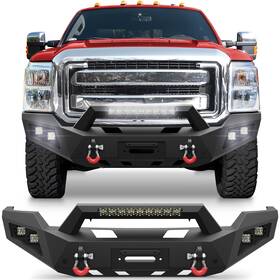 Bp-f1008-316 Lamdemotor Front Or Rear Bumper With Sensor Holes For Ford F250/f350/f450 Super Duty 2011-16