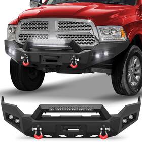 Bt-2022372 Lamdemotor Front Bumper With Led Light For 2013-18 Dodge Ram 1500 &2019-2024 Classic