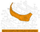Lr064613 Land Cover Bumper Oem Rover